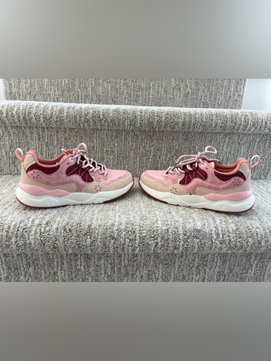 Nicole Miller Other - Nicole Miller Pink and Burgundy Sneakers. Girls size Youth 3.